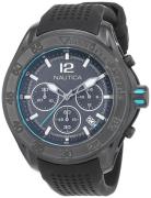 Nautica Herreklokke NAD25000G Nmx Sort/Gummi Ø48 mm