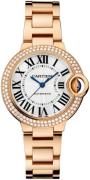 Cartier Dameklokke WJBB0066 Ballon Bleu De Sølvfarget/18 karat rosé