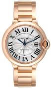 Cartier Dameklokke WGBB0043 Ballon Bleu De Sølvfarget/18 karat rosé