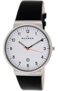 Skagen Herreklokke SKW6024 Ancher Hvit/Lær Ø40 mm