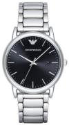 Emporio Armani Herreklokke AR2499 Dress Sort/Stål Ø43 mm