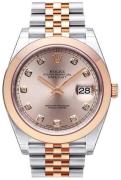 Rolex Herreklokke 126301-0008 Datejust 41 Rosegullfarget/18 karat