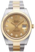 Rolex Herreklokke 126333-0011 Datejust 41 Gulltonet/18 karat gult