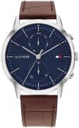 Tommy Hilfiger Herreklokke 1710436 Dressed Up Blå/Lær Ø43 mm