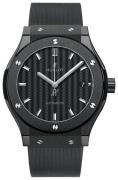 Hublot Herreklokke 511.CM.1771.RX Classic Fusion Sort/Gummi Ø45 mm