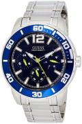 Guess Herreklokke W1249G2 Blå/Stål Ø44 mm