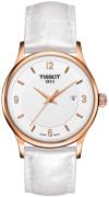 Tissot Dameklokke T914.210.46.017.00 T-Gold Hvit/Lær Ø30 mm