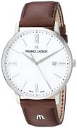 Maurice Lacroix Herreklokke EL1118-SS001-113-1 Eliros Hvit/Lær Ø40