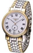 Longines Herreklokke L4.805.2.11.7 Grande Classique Hvit/Gulltonet