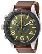 Nixon Herreklokke A1242334-00 The 51-30 Grønn/Lær Ø51 mm