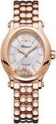 Chopard Dameklokke 275362-5004 Happy Sport Sølvfarget/18 karat rosé