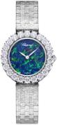 Chopard Dameklokke 10A378-1006 Diamond Hour Blå/18 karat hvitt gull