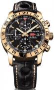 Chopard Herreklokke 161267-5002 Classic Racing GMT Chrono Sort/Lær