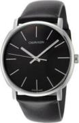 Calvin Klein Herreklokke K8Q311C1 Sort/Lær Ø40 mm