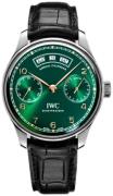 IWC Herreklokke IW503510 Portuguese Grønn/Lær Ø44.2 mm