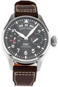 IWC Herreklokke IW502702 Pilots Spitfire Grå/Lær Ø46.2 mm