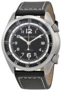 Hamilton Herreklokke H76455933 Khaki Sort/Lær Ø41 mm