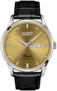 Tissot Herreklokke T118.430.16.021.00 Heritage Champagnefarget/Lær