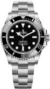 Rolex Herreklokke 124060-0001 Submariner Sort/Keramik Ø41 mm