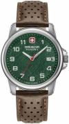 Swiss Military Herreklokke 06-4231.7.04.006 Hanowa Grønn/Lær Ø39 mm