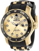 Invicta Herreklokke 39412 Pro Diver Gulltonet/Gulltonet stål Ø48 mm