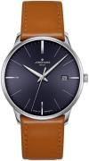 Junghans Herreklokke 58/4801.00 Meister Blå/Lær Ø38.4 mm