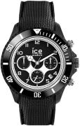 Ice Watch Herreklokke 014222 Sort/Gummi Ø44 mm