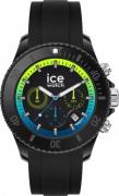 Ice Watch Herreklokke 020616 Chrono Sort/Gummi Ø48.5 mm