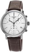 Tissot Herreklokke T122.417.16.011.00 Carson Hvit/Lær Ø41 mm