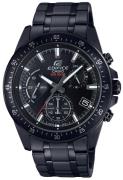 Casio Herreklokke EFV-540DC-1AVUEF Edifice Sort/Stål Ø44 mm