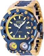 Invicta Herreklokke 37557 Reserve Blå/Gulltonet stål Ø52 mm