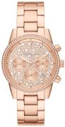 Michael Kors Dameklokke MK7302 Ritz Rosegullfarget/Rose-gulltonet