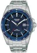 Pulsar Herreklokke PX3201X1 Blå/Stål Ø42 mm