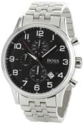 Hugo Boss Herreklokke 1512446 Chronograph Sort/Stål Ø44 mm