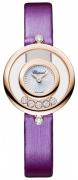 Chopard Dameklokke 209415-5001 Happy Diamonds Sølvfarget/Sateng Ø25