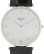 Longines Dameklokke L4.709.4.88.2 La Grande Classique De Hvit/Lær