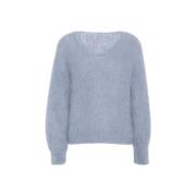 Milana Mohair Knit Lys Blå Drops