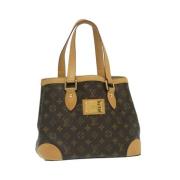 Pre-owned Brunt lerret Louis Vuitton Hampstead