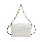 Off-White Rosenvinge As Poppy Tekstil Clutch Med Lenkeskulder/Reim - O...