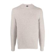 Italiensk Cashmere Rund Hals Genser