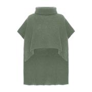 Bella Poncho - Dusty Green