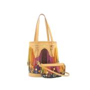 Pre-owned Flerfarget lerret Louis Vuitton Tote