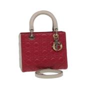 Pre-owned Rødt skinn Dior Lady Dior