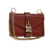 Pre-owned Brunt skinn Chloé skulderveske