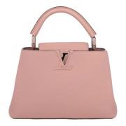 Pre-owned Rosa skinn Louis Vuitton veske