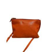 Pre-owned Oransje Leather Celine veske