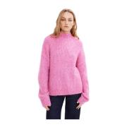 Chunky Rib Turtleneck Strikket Topp