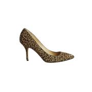 Pre-owned Animal print Ull Manolo Blahnik Hæler