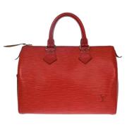 Pre-owned Rødt skinn Louis Vuitton Speedy