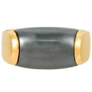 Pre-owned Gull Gult Gull Bvlgari Ring